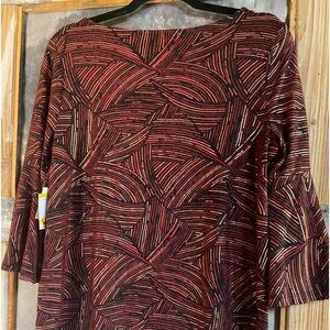 Kasper long sleeve blouse